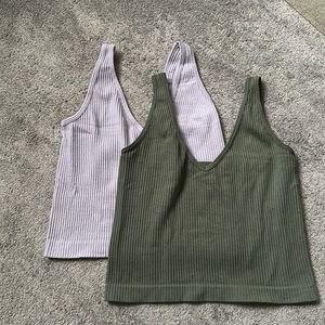 Free People cropped tank tops